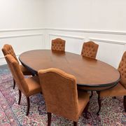 English Globe Wernicke Style Art Deco Conference Table