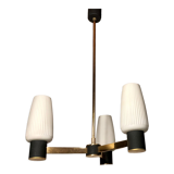 Arlus suspension chandelier 3 branches and tulips