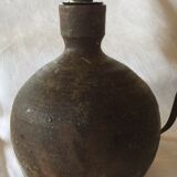 Stoneware ball lamp base La Borne circa 1970