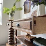 Oak console drapery 1950