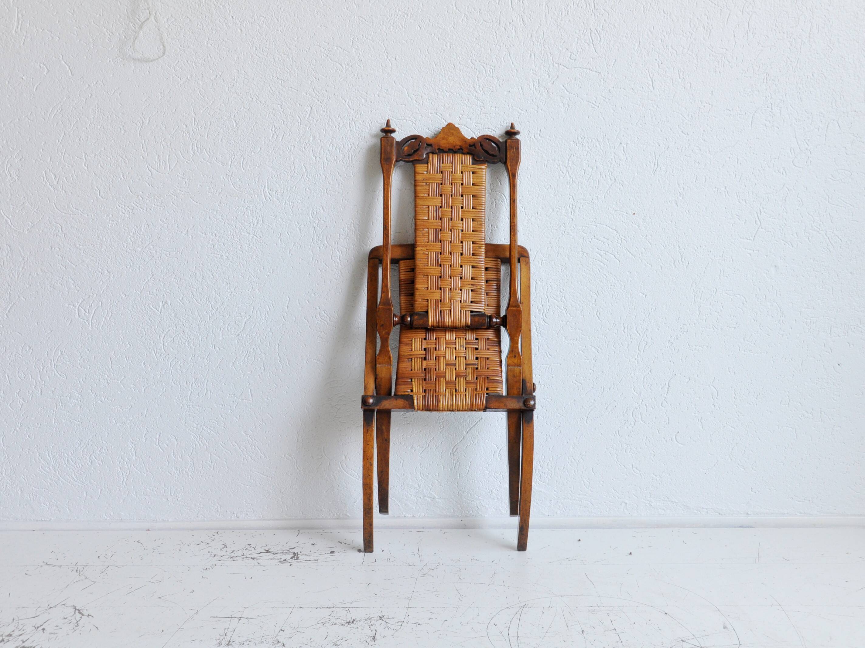 Antique rattan chair