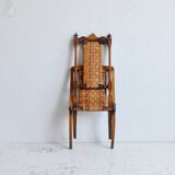 Chaise ancienne en rotin