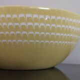 Ancien saladier Longchamp jaune soleil vintage