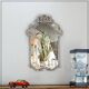 Italian Venetian Murano Floral Wall Mirror