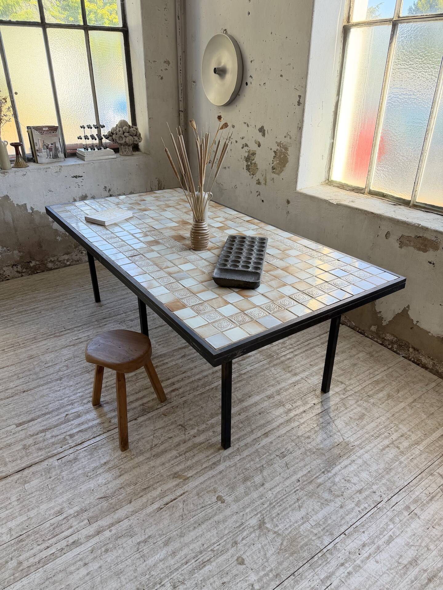 Dining table tiled 1950 dlg Capron