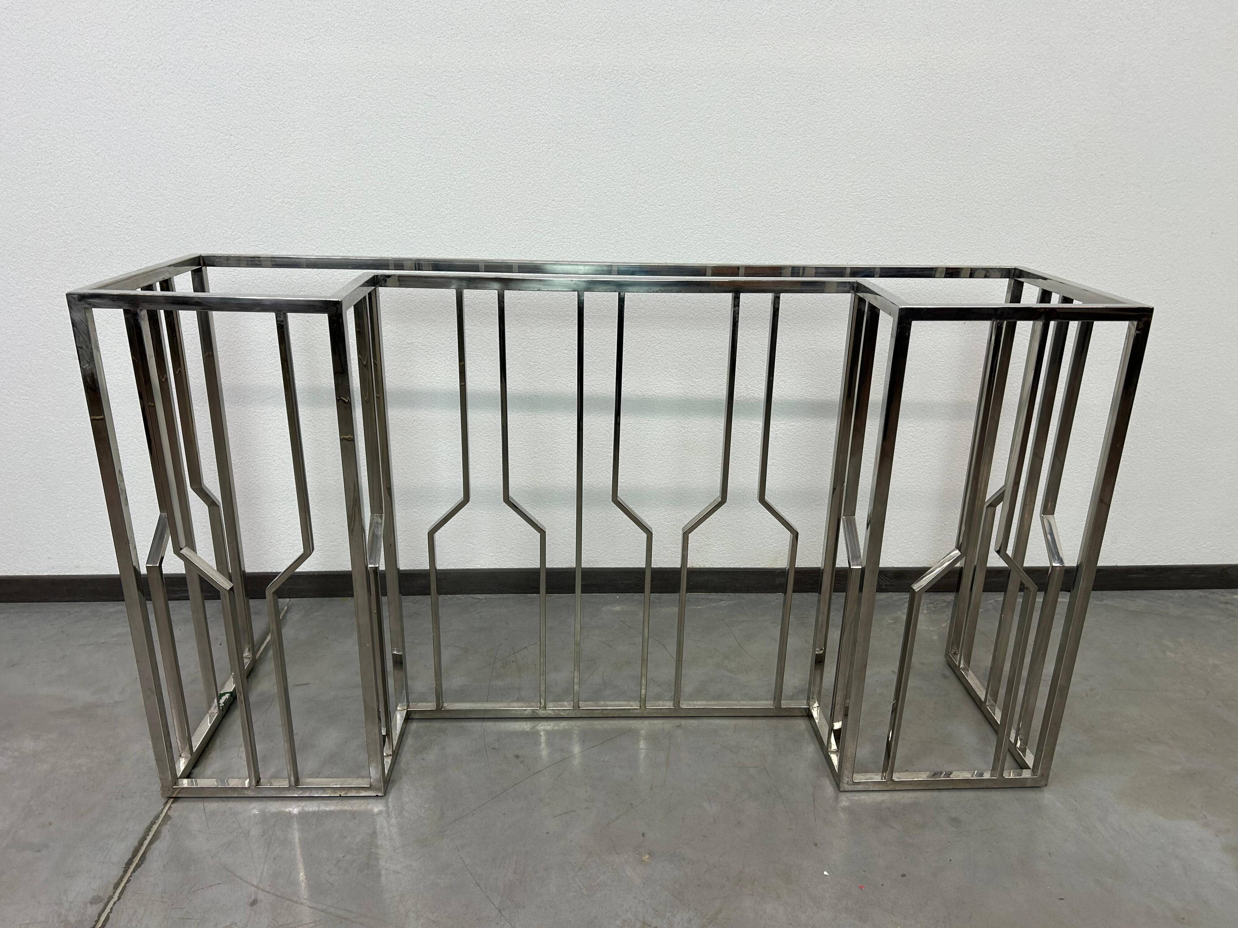 Table console design milieu du siècle