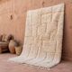 Tapis berbère en laine naturelle fait main traditionnelle taille 1.5/2.5 m