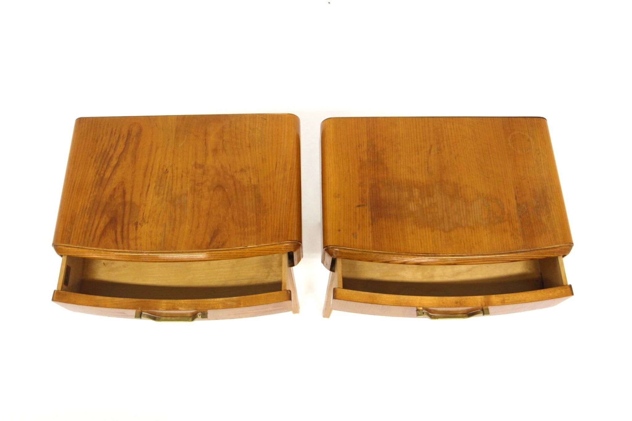 Set of 2 bedside tables "Maj", Axel Larsson, Sweden 1950
