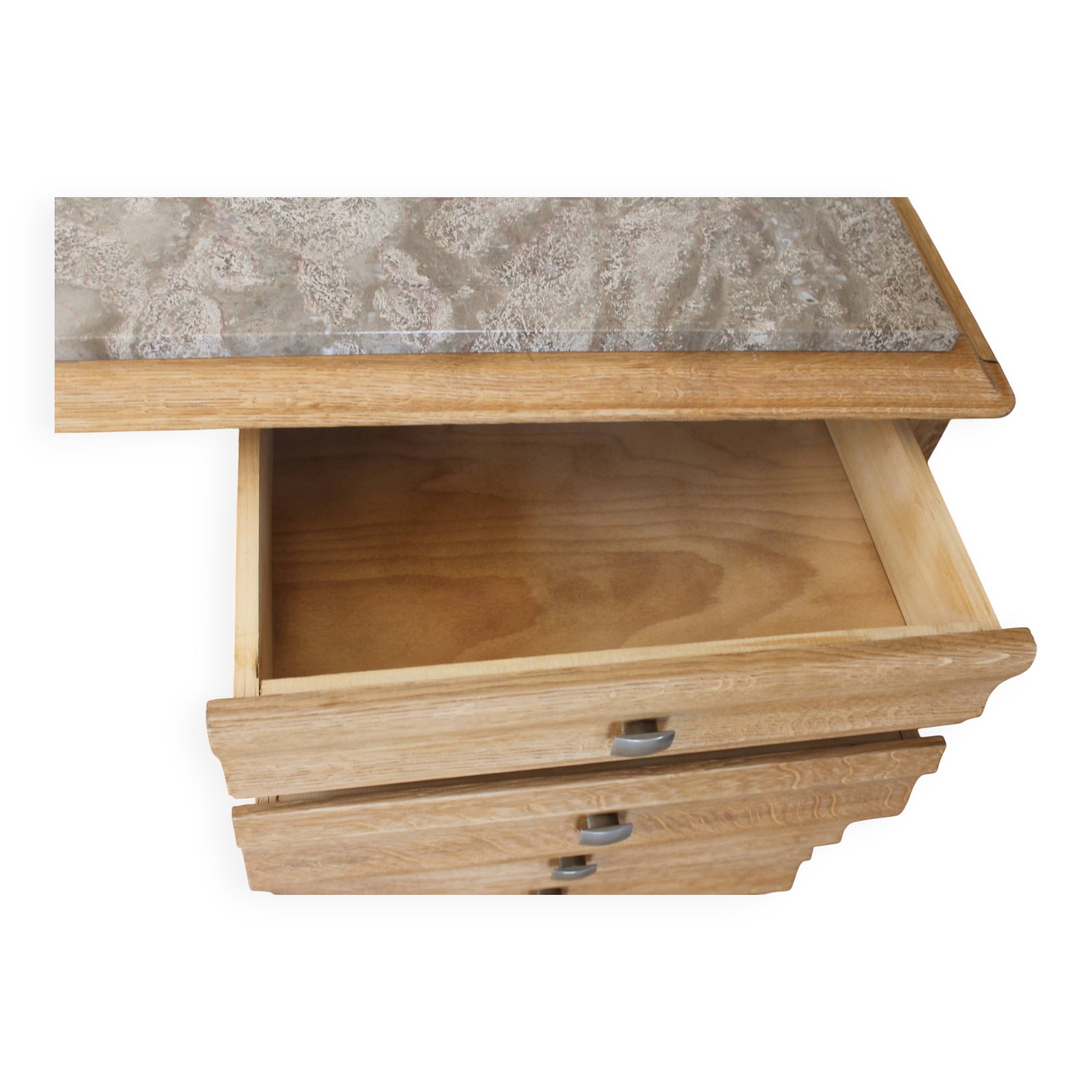 Vintage solid oak sideboard, around 1950.