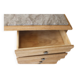 Vintage solid oak sideboard, around 1950.