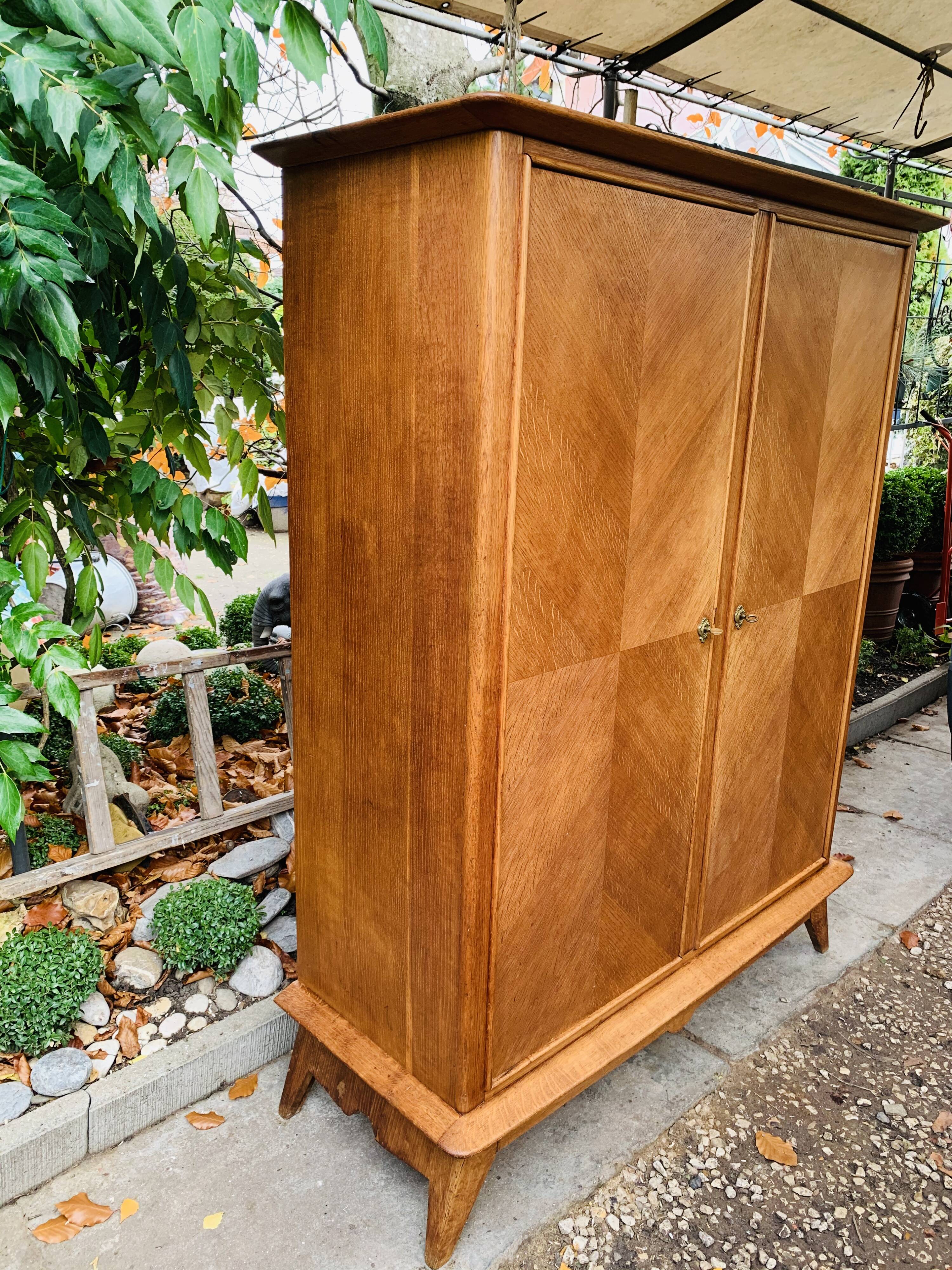 1950 compass foot cabinet