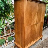 1950 compass foot cabinet