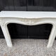 Cheminée de style Louis XV en marbre blanc de Thassos vers 1880