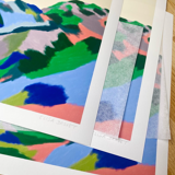 Les Orres - limited edition art print (A3)