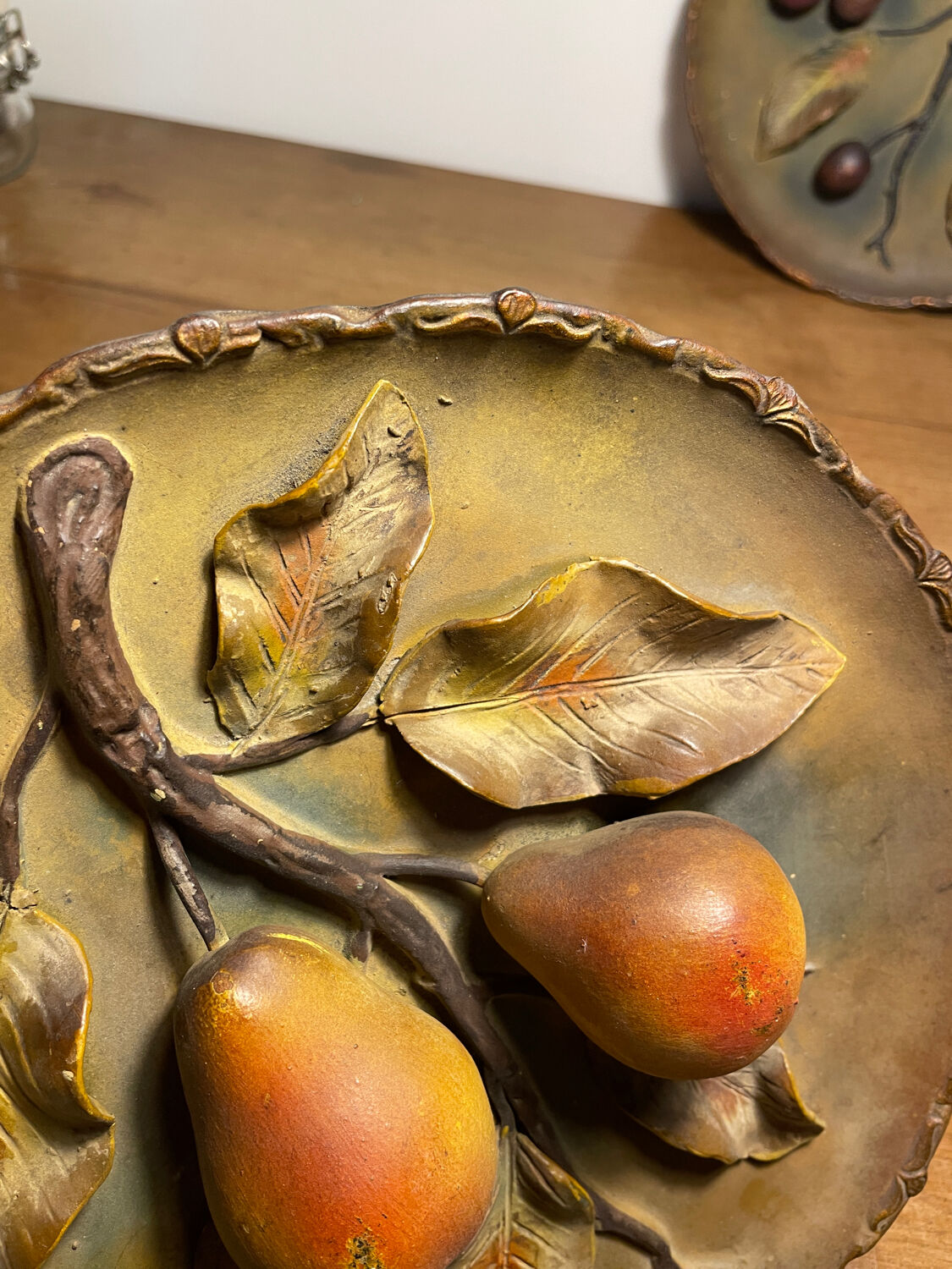 2 wall plates circa 1900