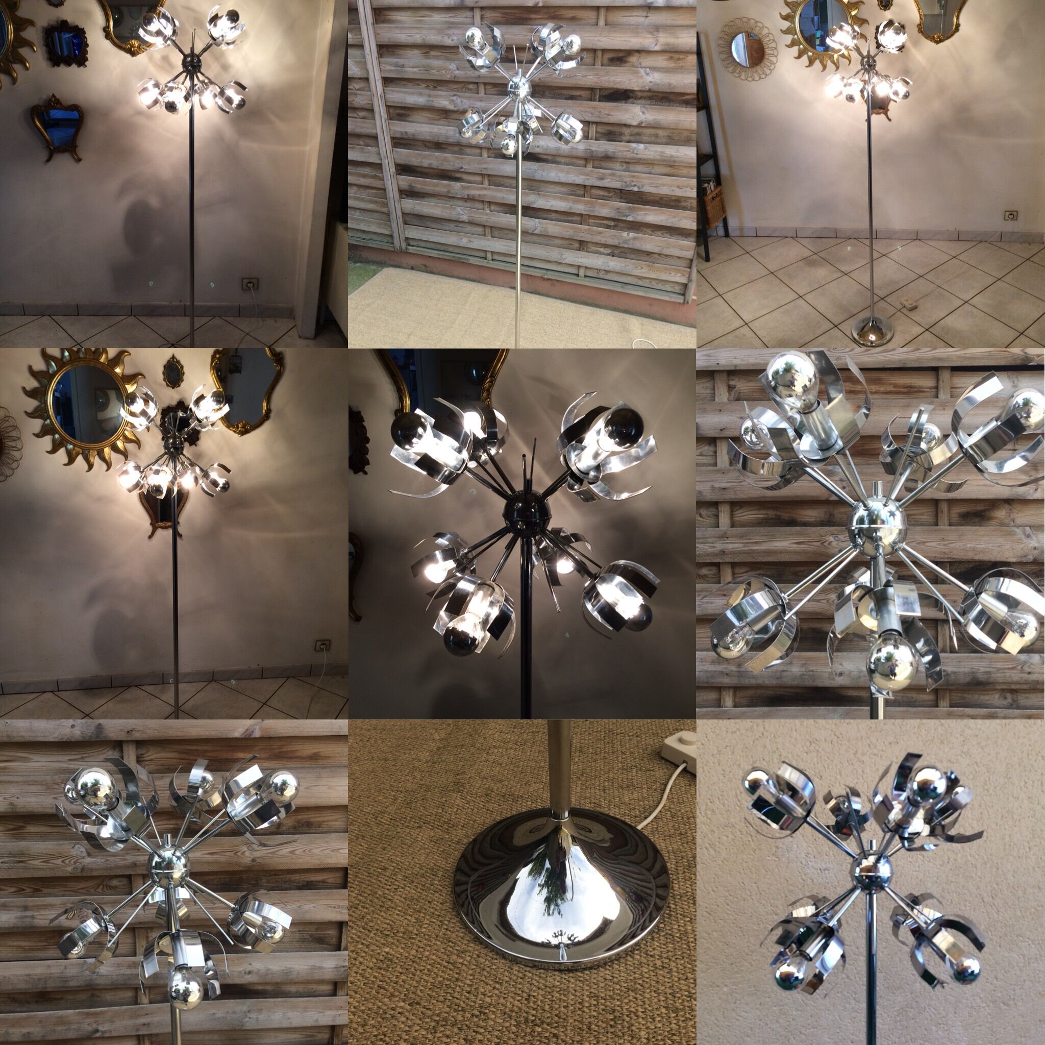 Sputnik Space age lamp