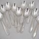 Share Art Deco cutlery set of 79 pieces, knives, silver-plated metal.