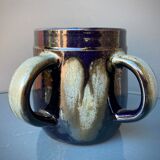 Atypical bowls in varnished stoneware by Sylvain Hublet