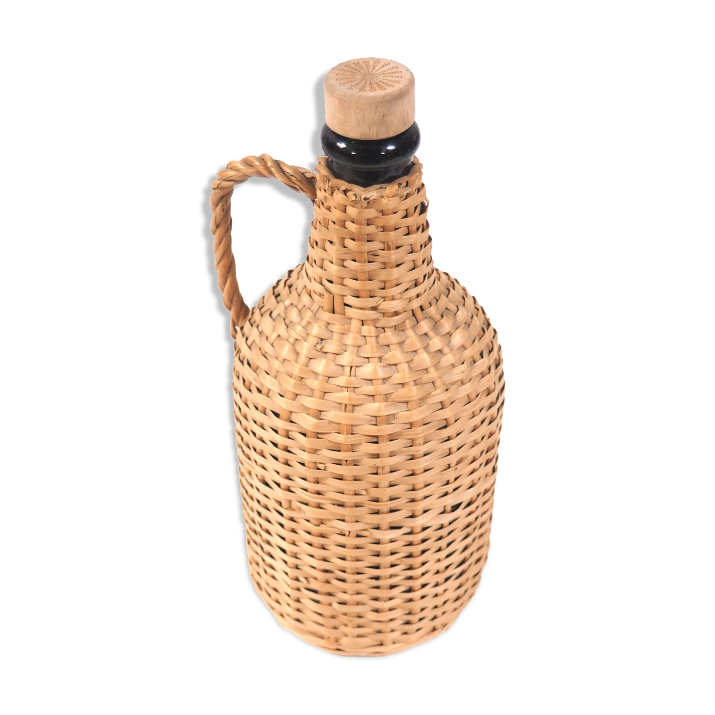 Wicker bottle