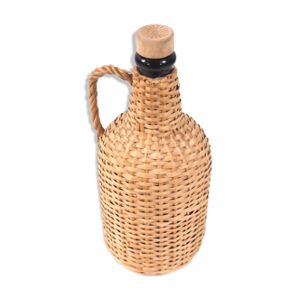 Wicker bottle