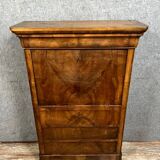 Louis Philippe period mahogany ogee desk circa 1830