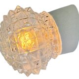 Vintage White Porcelain Wall Light, 1970s