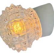 Vintage White Porcelain Wall Light, 1970s