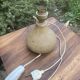 Ceramic bedside lamp signed