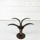Pair of Lily brass candle holders, Ystad Metall, Sweden, design Ivar Ålenius Björk