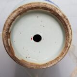 Vase celadon enamel white and blue chinese porcelain 19th