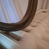 Vintage smoked plexiglass mirror