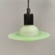 Green glass UFO pendant lights from Design-Light, early 1990s in Denmark