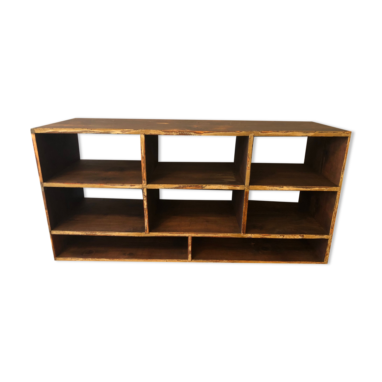 Antique locker cabinet