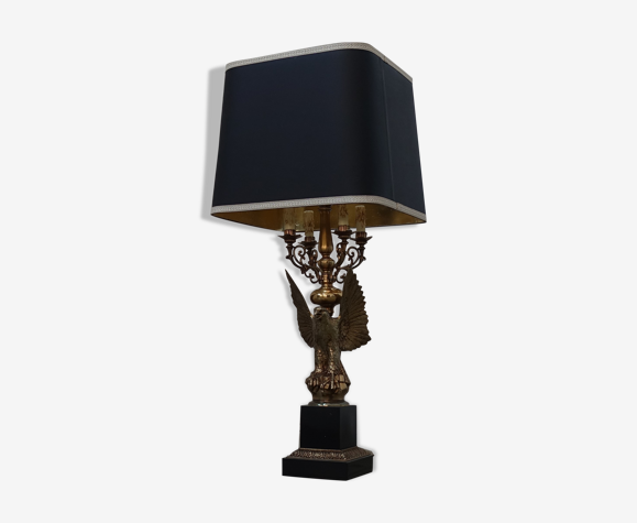 Vintage Deknudt Eagle Lamp Selency, Antique Eagle Table Lamp