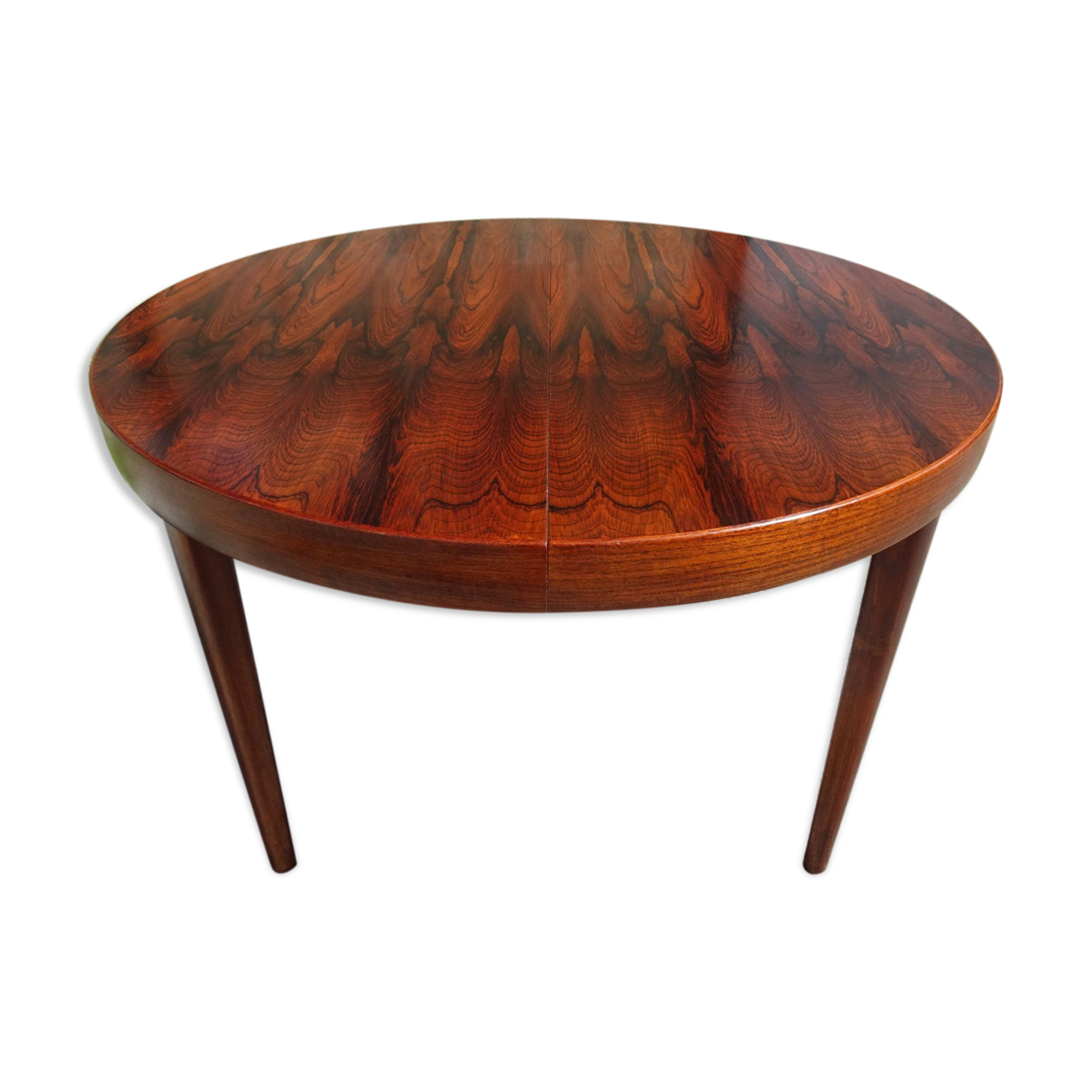 Table scandinave extensible en palissandre