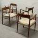 4 x fauteuils Niels Otto Møller / Modèle 56