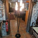 Lampadaire vintage des années 60 , 5 lumières