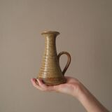 Soliflore vase in ceramic stoneware handmade vintage pottery Scandinavian country style decoration