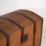 Antique trunk with metal frame (c.1900) #80