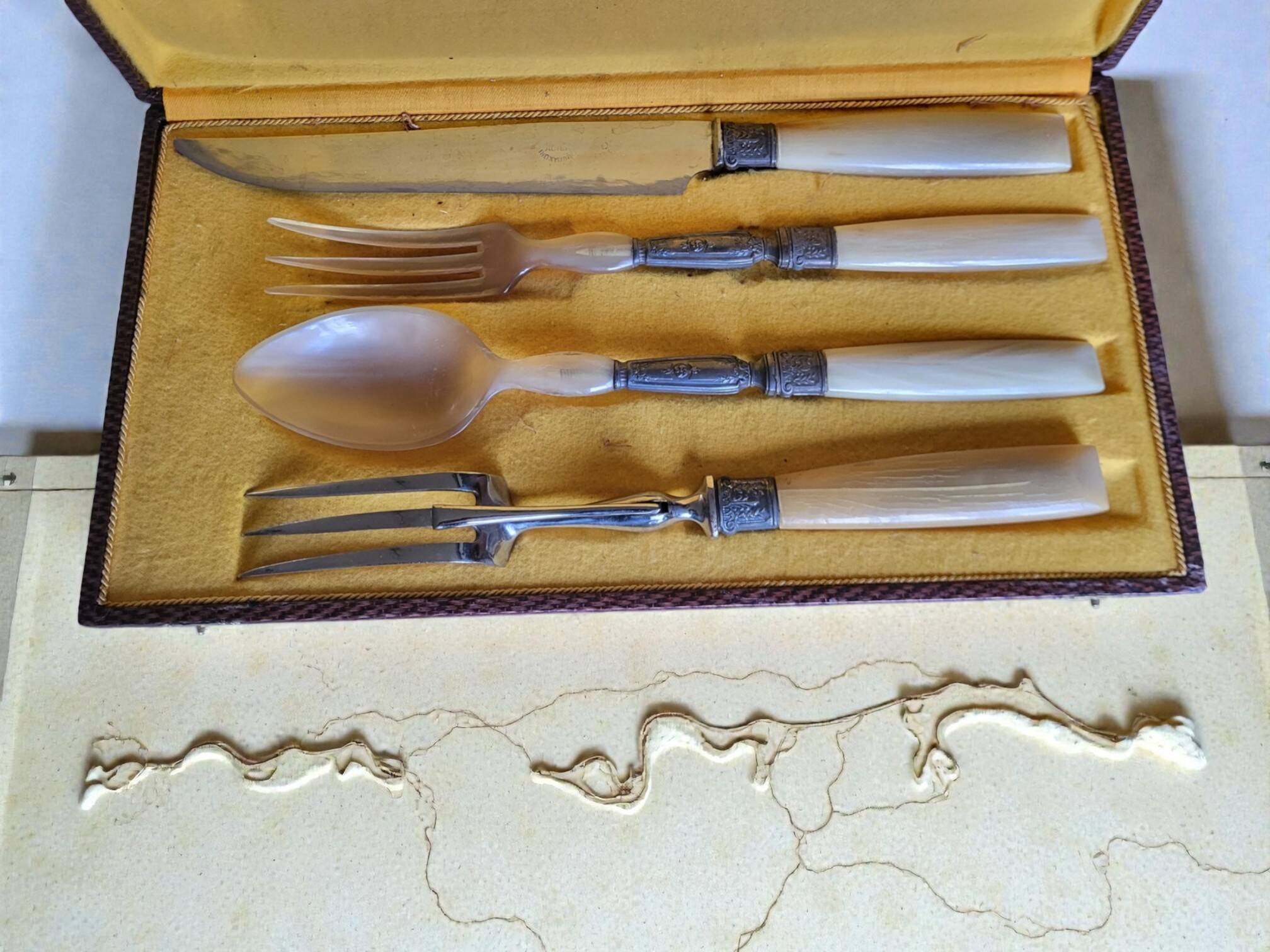 Gigot / Salad cutlery in Bakelite