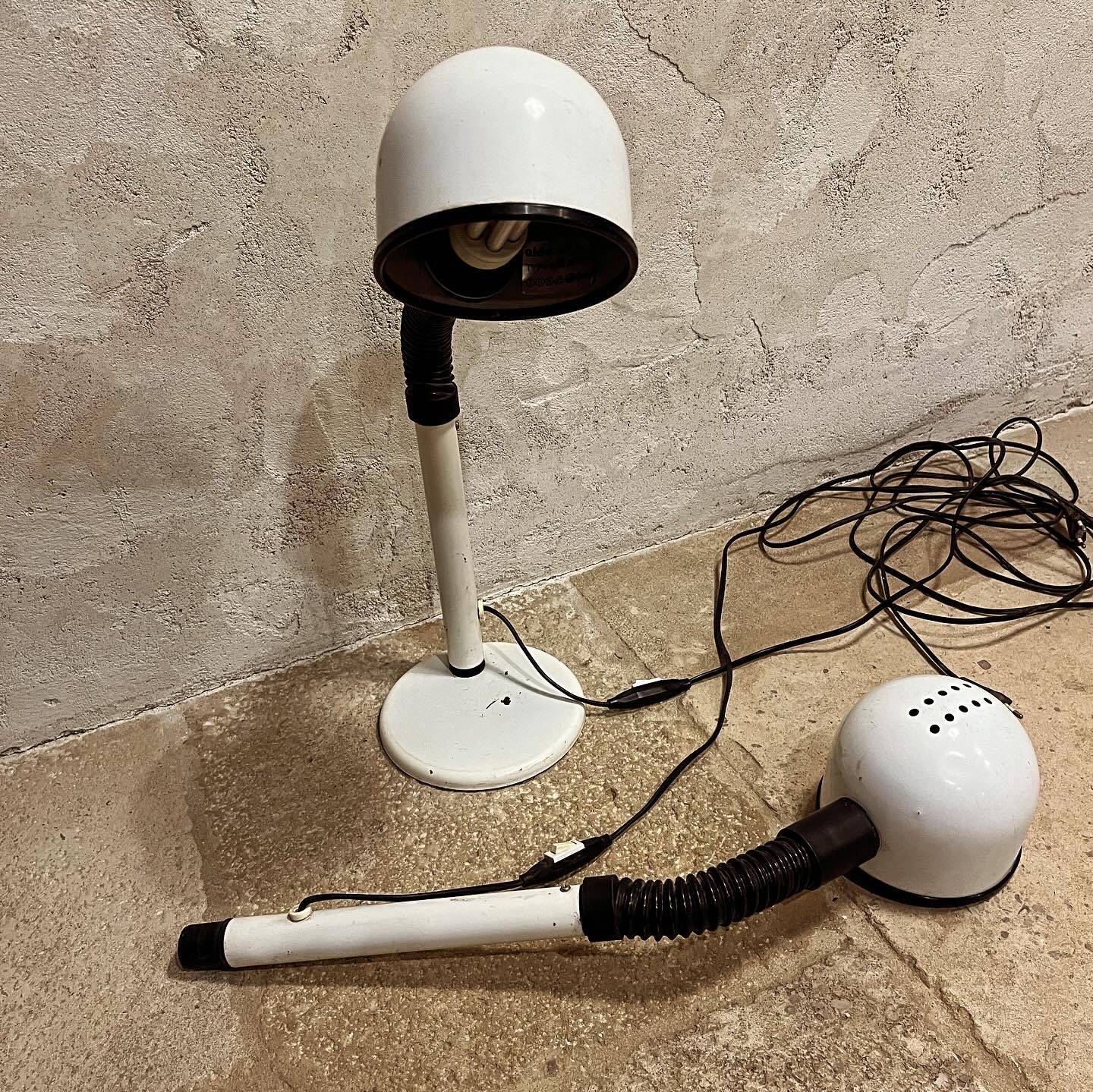 Lot de 2 lampes vintage 1970 Bofa