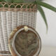 Cendrier en onyx vintage