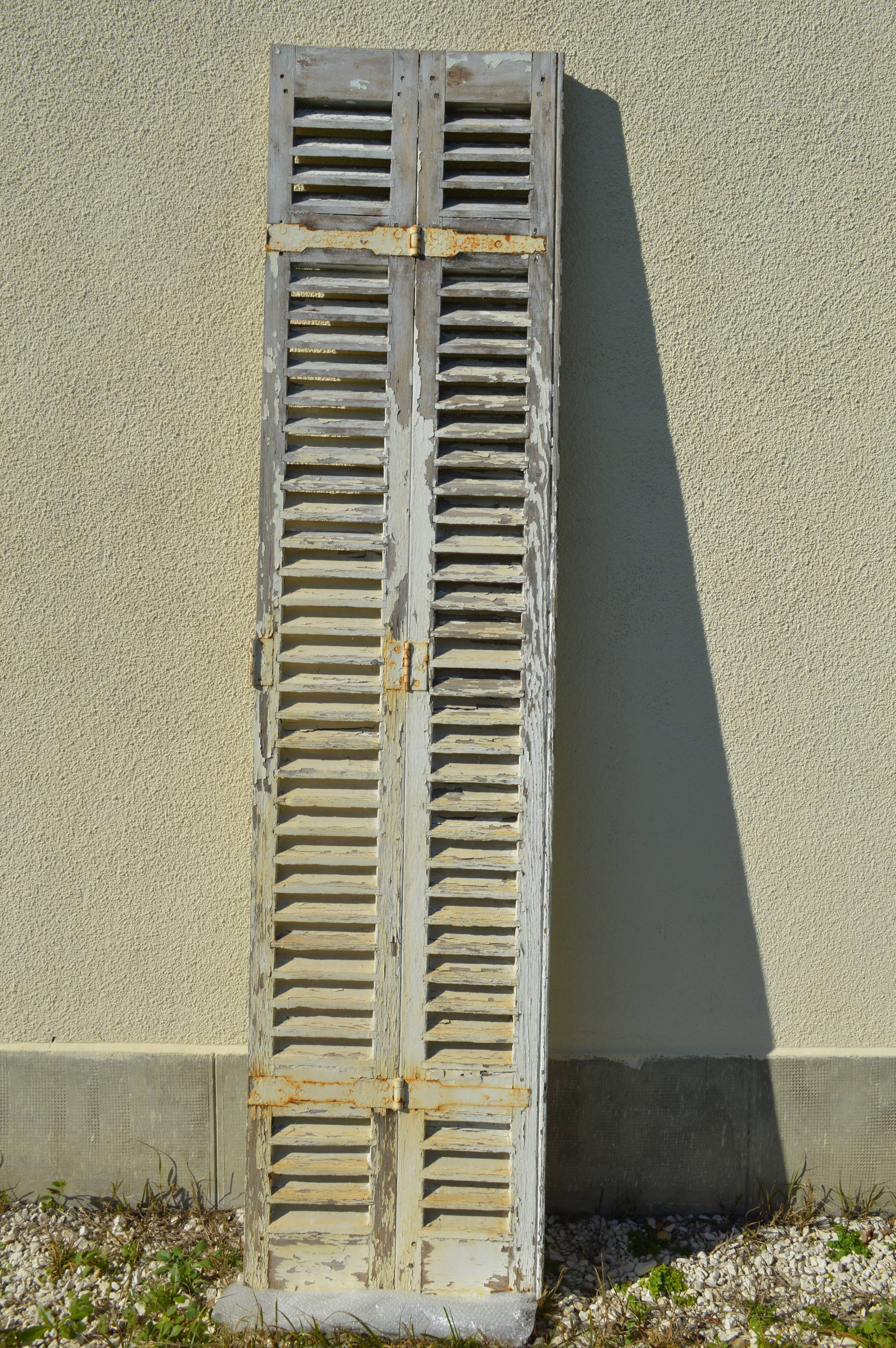 Old wooden shutter