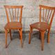 Pair of 1950s bistro chairs