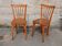 Pair of 1950s bistro chairs