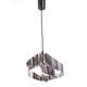 Space age pendant light stainless steel blades