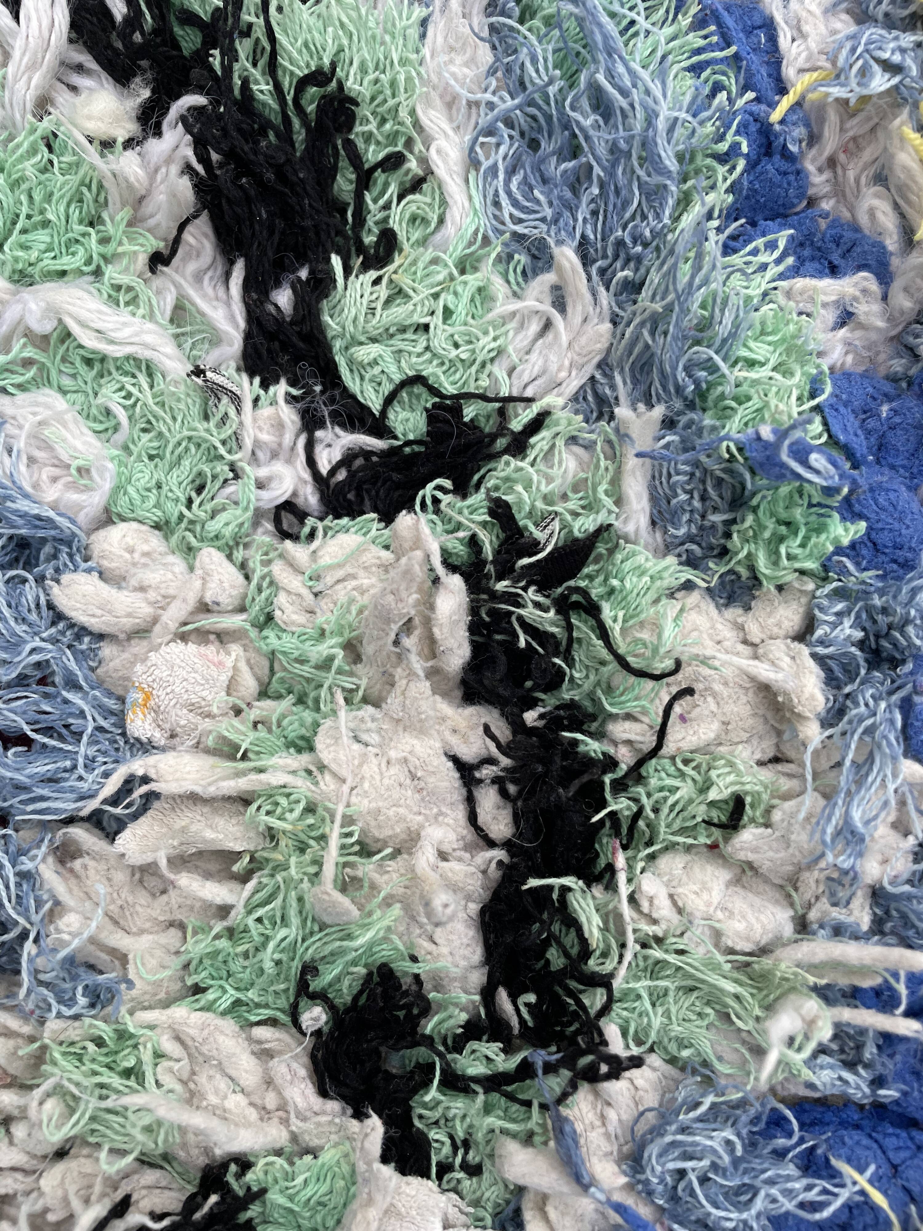 Moroccan Carpet Berbere Boucherouite