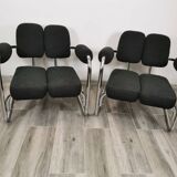 Mid-century restored armchairs