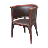 Baumann armchair no 127 years 30 curved wood