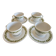 Set of 4 cups and saucers Corelle Spring Blossom Green